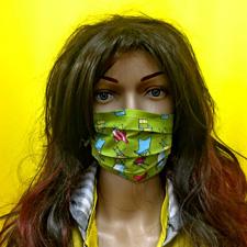 Maske Motiv Klappstuhl