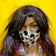 Maske Motiv Hirschpunkt