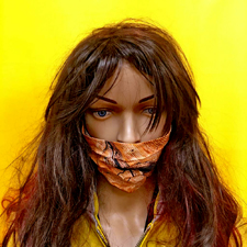 Maske Motiv Holz