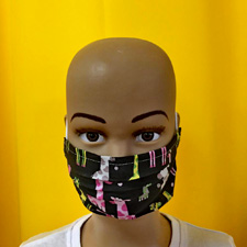 Maske Motiv Giraffen