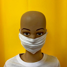 Maske Motiv Weiß