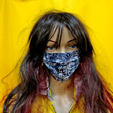 Maske Motiv Tattoo Totenkopf